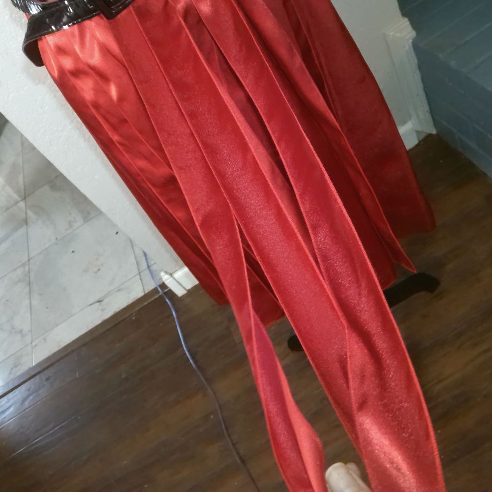 Calvin Klein Red Ribbon dress size 10 - Picture 5 of 9
